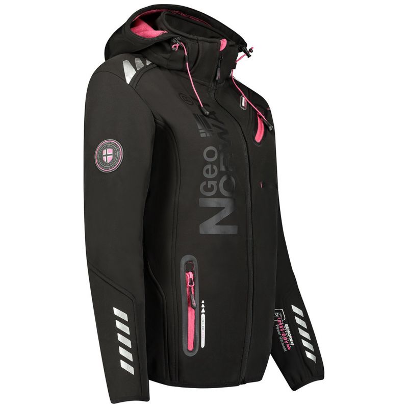 Geographical Norway Reine softshell jacket W WU8182F/GNO-BLACK-PINK Geographical Norway