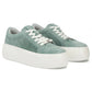 Women's leather sneakers openwork green Filippo DP7520/26 Filippo