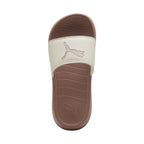 Puma Popcat 20 women's flip-flops brown and cream 404855 02