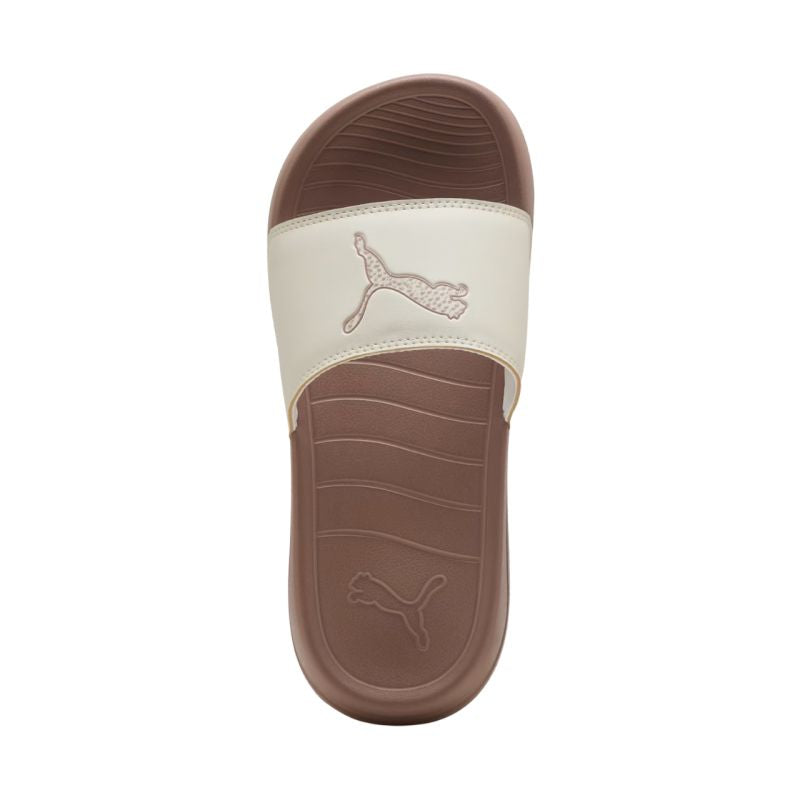 Puma Popcat 20 women's flip-flops brown and cream 404855 02