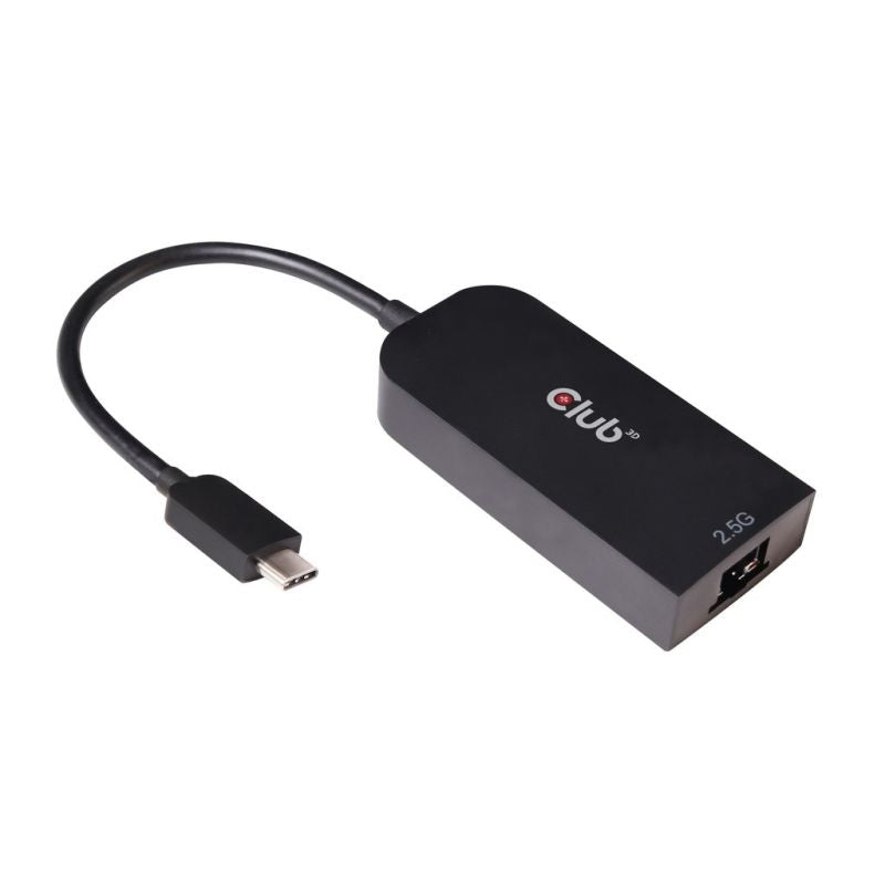 CLUB3D CAC-1520 Gender Changer / USB C Ethernet Cable Black Kable i adaptery/Adaptery, przejściówki Your Sports Performance