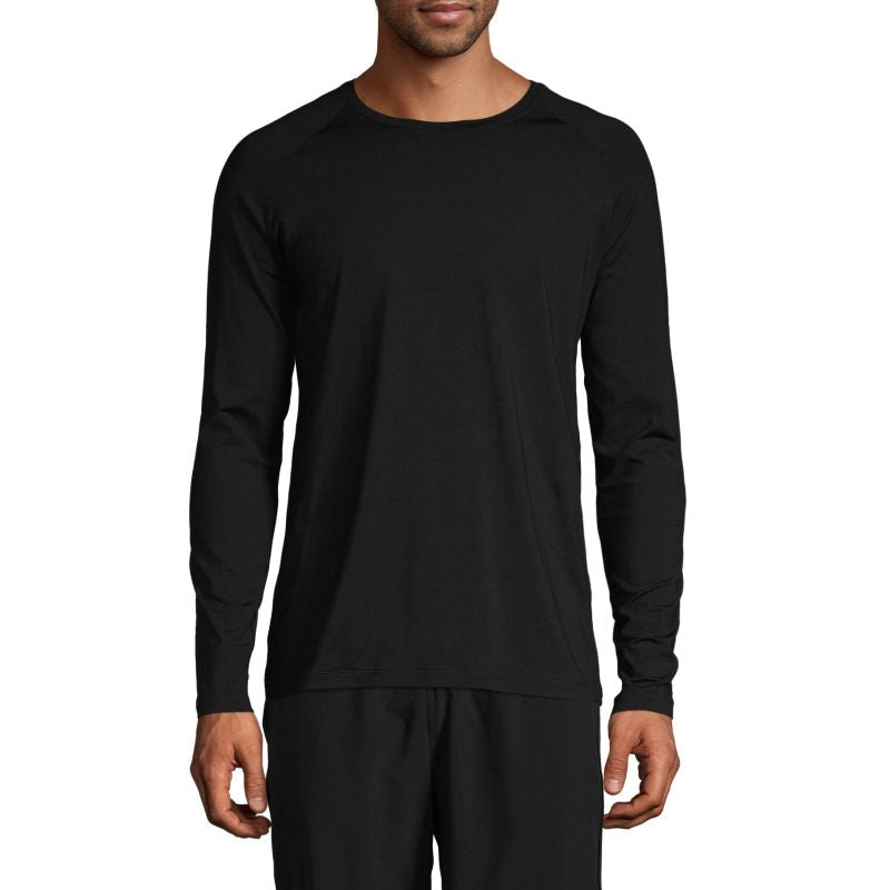 CASALL M Essential Long Sleeve Men's T-Shirt, Black Casall