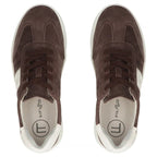 Women's leather sneakers on a brown platform Filippo DP7533 Filippo