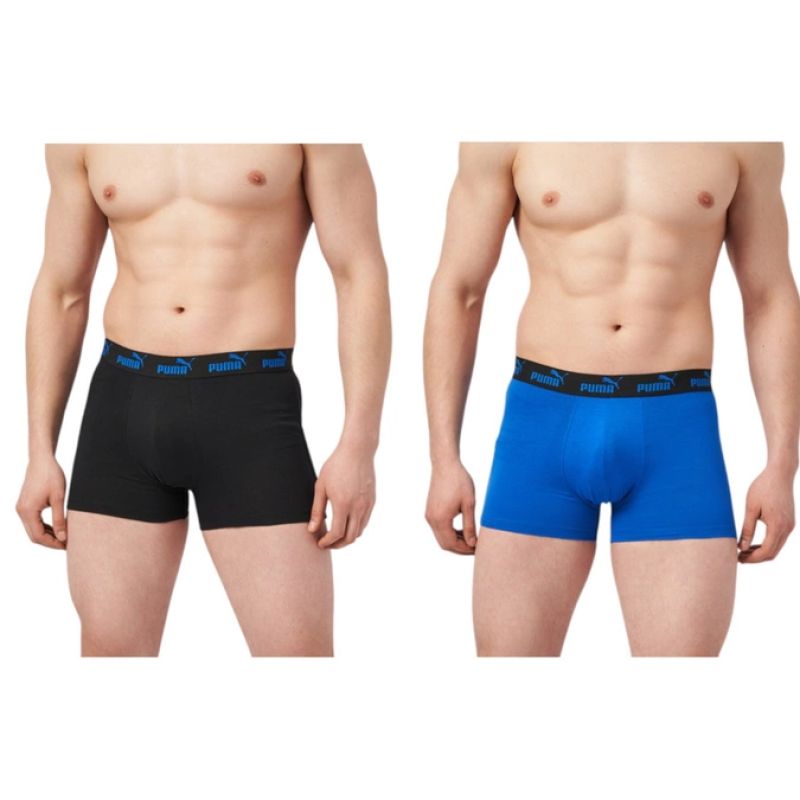 Puma men's boxer briefs 2-Pack blue black comfortable cotton Clothing Your Sports Performance