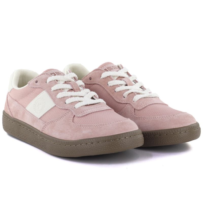 Women's pink leather sneakers Big Star TT274175 To be categorized Your Sports Performance