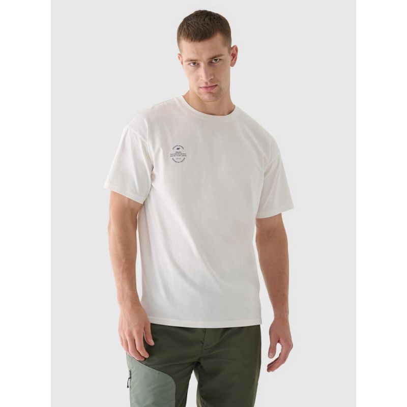 Smooth unisex oversize T-shirt 4F 4FRAW24TTSHU2672-12S 4f