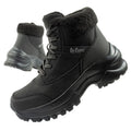Lee Cooper women's winter hiking sports shoes, insulated, black, lace-up Lee Cooper