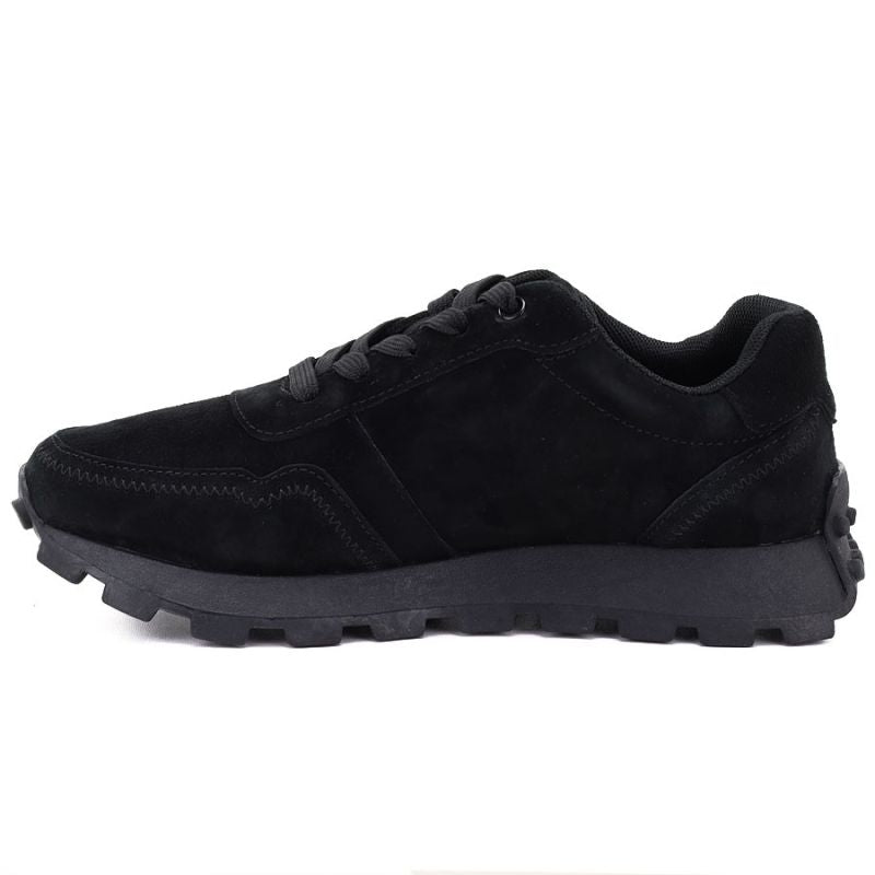 Leather platform sneakers black S.Barski