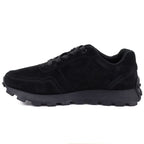Leather platform sneakers black S.Barski
