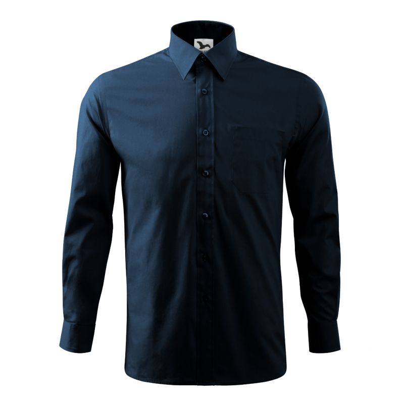 Men's Style LS Shirt (Navy Blue) In preparation Your Sports Performance