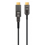 MANHATTAN High Speed Active Fiber Optic Cable with Detachable Connector 4K@60Hz UHD, HDMI Male to Micro HDMI Male (Type D) and Detachable HDMI Male (Type A), 30m, HEC, ARC, Gold-Plated Contacts Kable i adaptery/Kable HDMI Your Sports Performance