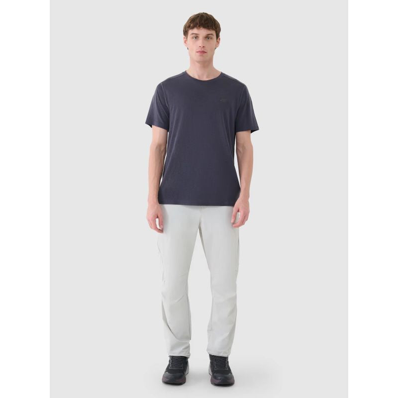 Men's Merino Wool Trekking T-shirt 4F 4FWSS25TFTSM1268-22S *Kategoria tymczasowa Your Sports Performance