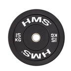HMS BLACK BUMPER Olympic plate 15 kg BBR15 Accessories/Training equipment Your Sports Performance