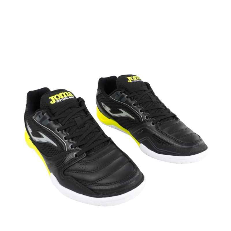 Joma Dribling Indoor 2631 Football Shoes, Black-Yellow DRIS2631IN