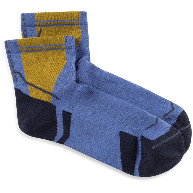 Buff MERINO LIGHTWEIGHT QUARTER SOCK LWQ4 BLUE S Socks