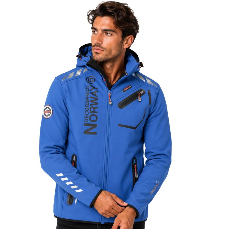 Men’s Softshell Jacket Geographical Norway ROYAUTE DB ROYAL BLUE BLACK MEN 068 (WY2168H/GN-ROYAL BLUE / BLACK)