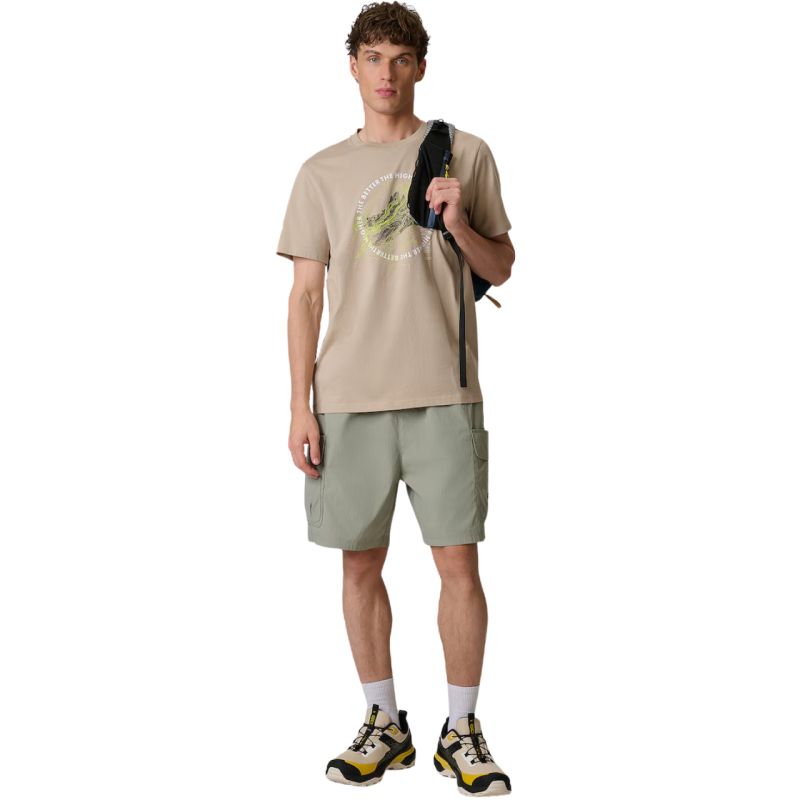 Men's T-shirt 4F M2822 beige 4FWSS26TTSHM2822 83S