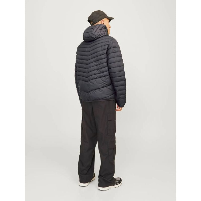 Jack&amp;Jones Jjestate Packable Puffer Hood Noos M 12256983ASPHALT Clothing/Outdoor/Jack & Jones Your Sports Performance