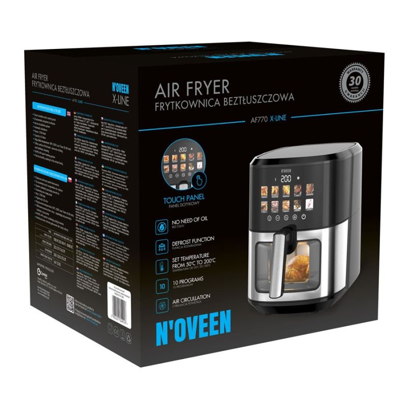 NOVEEN AF770 X-LINE fat-free fryer AGD - Produkty/Frytownice Your Sports Performance