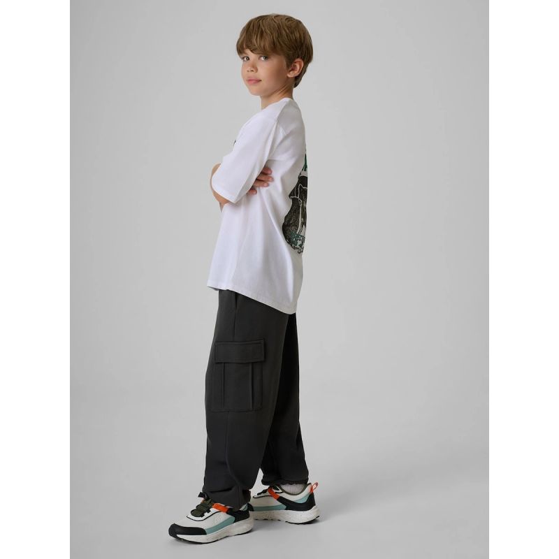 Boys' cargo sweatpants 4F 4FJKAW26TTROM2085-22S