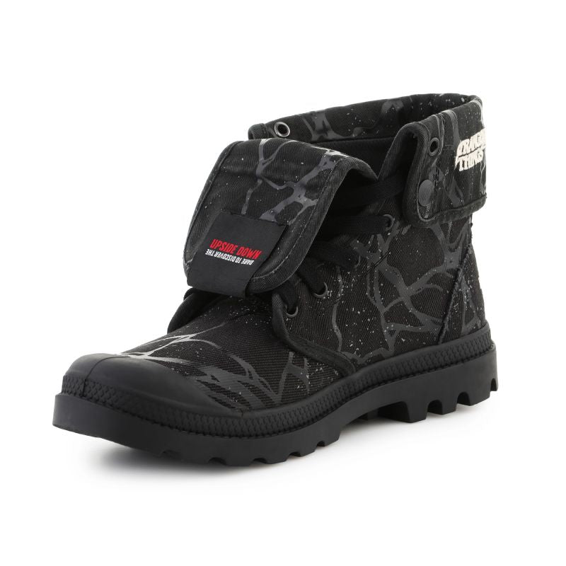Palladium Stranger Things BAGGY HOPPER TUNNELS Men's 04625-008-M Black Palladium