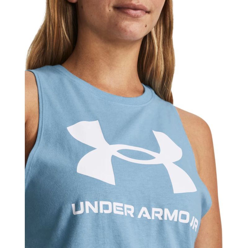 Women's UA LIVE SPORTSTYLE GRAPHIC TANK 1356297-490