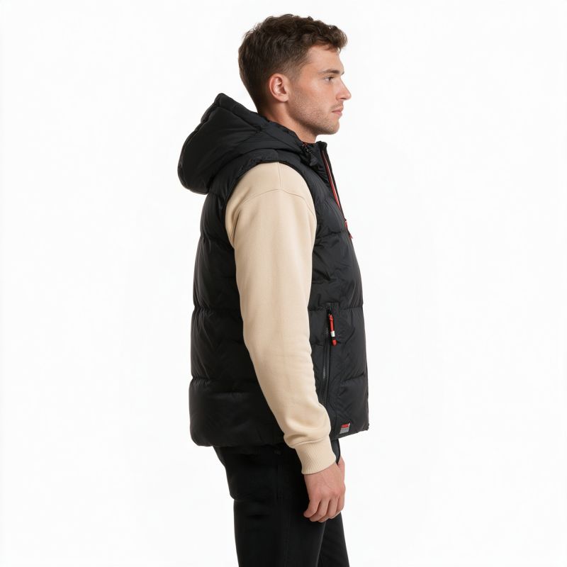 Geographical Norway VITO BLACK DB MEN 001 Men’s Vest (WZ6238H/GN-BLACK)