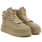 Beige Big Star UU274166 women's platform snow boots