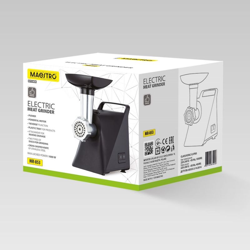 Meat grinder 1000W MR-853 MAESTRO AGD - Produkty/Maszynki do mielenia Your Sports Performance