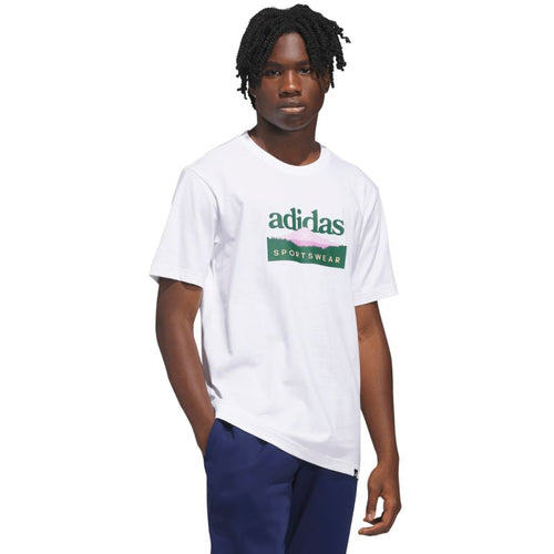 adidas Sportsman Mountain Graphic Men's T-Shirt White KC9254 adidas