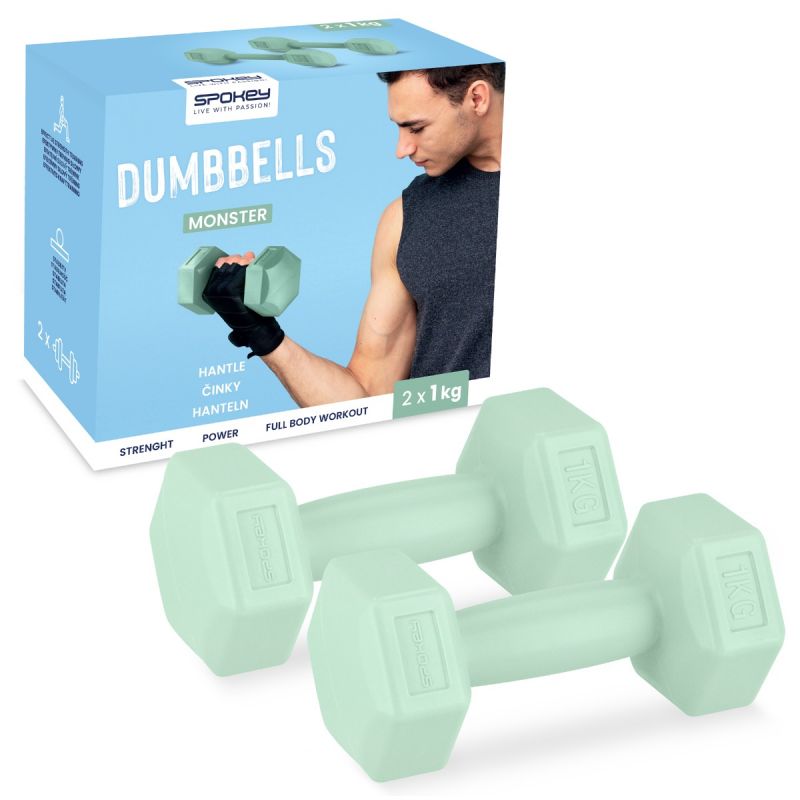 Spokey Monster dumbbells 2x 1 kg SPK-944049 Accessories/Training equipment Your Sports Performance