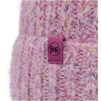 BUFF KNITTED & FLEECE BAND BEANIE EYLA PURPLE LILAC