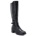 Black women’s heeled boots Potocki SZ12829