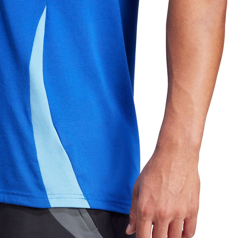 Adidas Tiro 24 Competition Polo men's T-shirt, blue IR7566 Clothing/Football Adidas