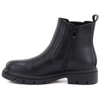 Women's leather ankle boots, black Sergio Leone BT-01-S