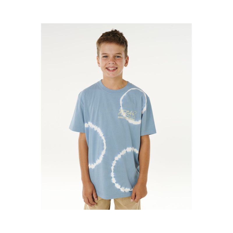 RIP CURL Pacific Rinse Fin Tee-Boy Blue