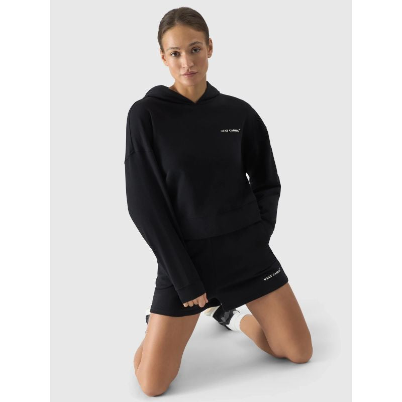 Women's sweatshirt with hood, open, 4F 4FWSS24TSWSF1003-20S *Kategoria tymczasowa Your Sports Performance