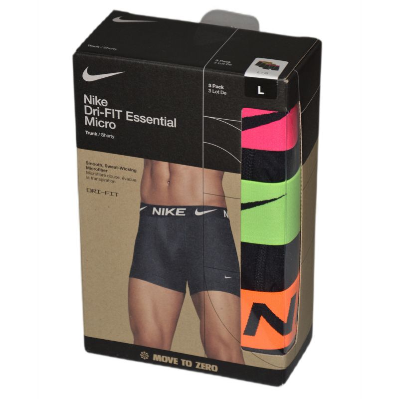 Nike men's boxer briefs 3 pack BLACK - 0000KE1156-BAV Odzież/Odzież koszykarska/Bielizna koszykarska Your Sports Performance