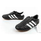 Adidas Women's Taekwondo Sports Shoes Black Leather Slip-On adidas