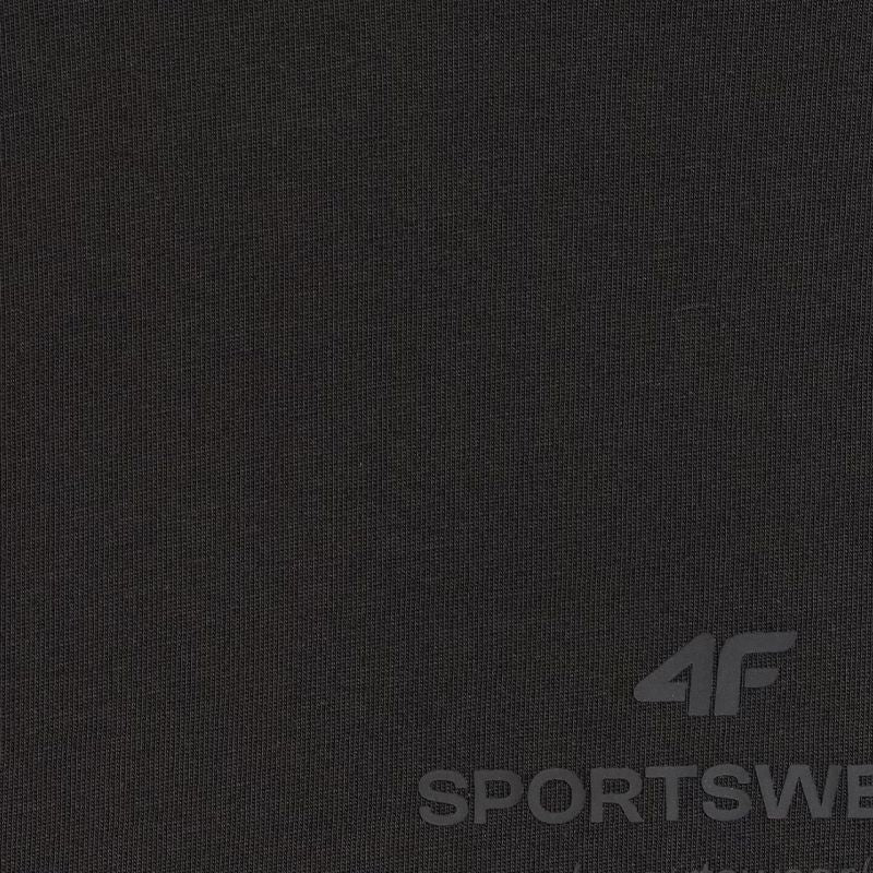 Men's T-shirt 4F M2961 deep black 4FWAW25TTSHM2961 20S In preparation Your Sports Performance