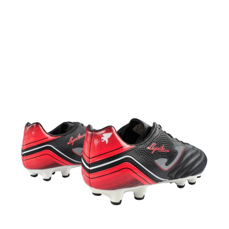Joma Aquila FG football boots black and red AGUW2241