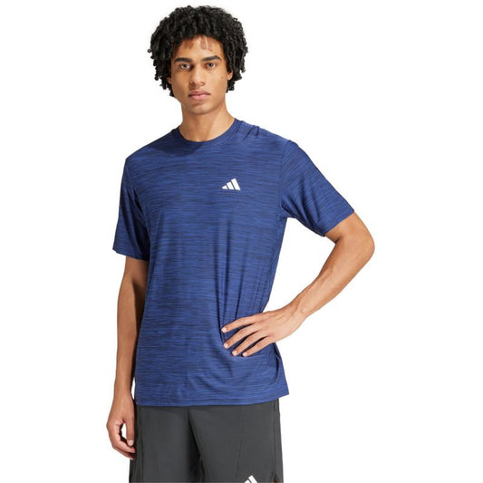 Men's adidas Train Essentials Stretch Training Tee blue IA3901 In preparation Adidas