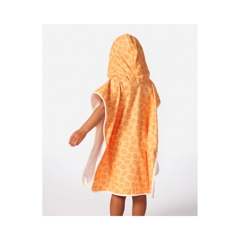 RIP CURL Mixed Hooded Towel-Girl poncho, turquoise