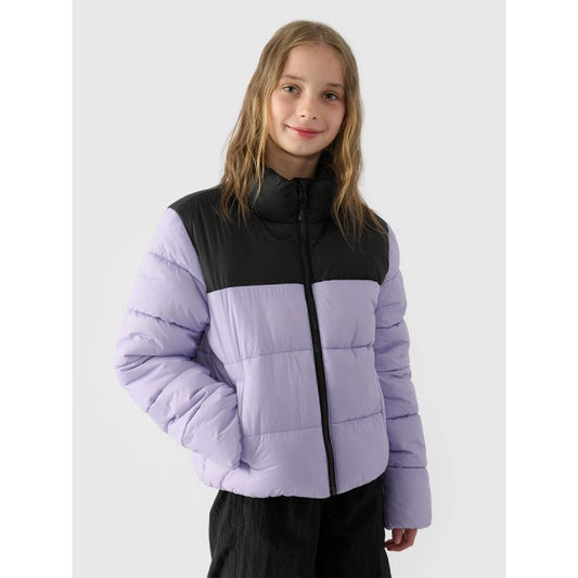 Girls' down jacket with synthetic filling 4F Junior 4FJWAW24TDJAF452-51S *Kategoria tymczasowa Your Sports Performance