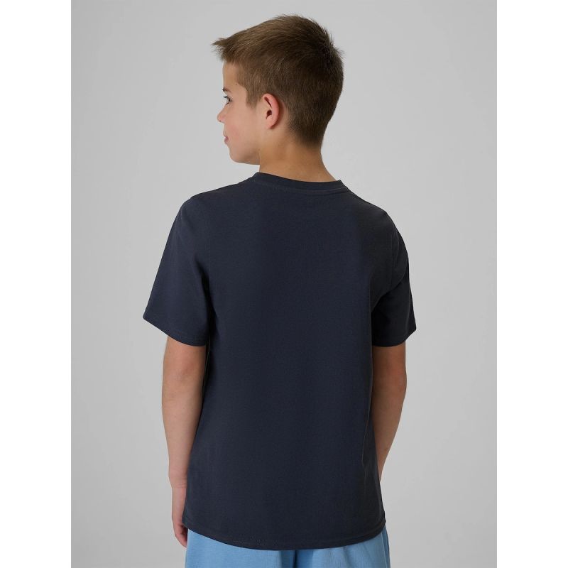 Boys' regular-fit graphic T-shirt 4F 4FJRAW26TTSHM4349-22S