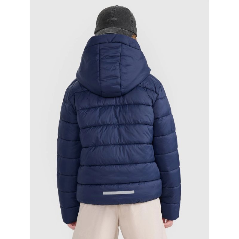 Children's down jacket with synthetic filling, unisex, 4F 4FJRAW25TDJAU0804-31S 4f