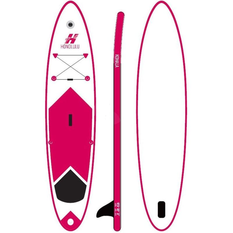 SUP BOARD SET 150KG INFLATABLE HONOLULU 320x76x15CM RED Accessories Your Sports Performance