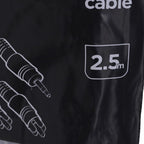 GEMBIRD CCA-458-2.5M cable (2x Cinch M - Mini Jack M; 2.5m; black) Kable i adaptery/Kable JACK i RCA(Cinch) Your Sports Performance