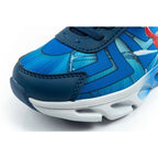 Leomil children's sports shoes Spiderman sneakers lightweight with velcro LED blue Leomil