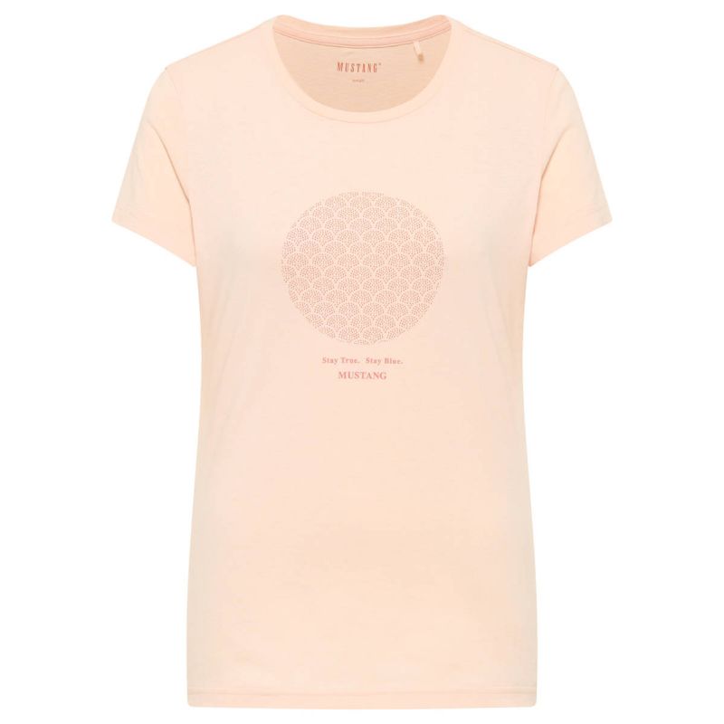 Mustang T-shirt Alexia C Chestprint W 1013383 7262 Clothing/Lifestyle/T-shirts/Mustang Your Sports Performance